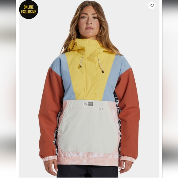 DC SHOES Chalet Womens Anorak Snow Jacket size M - Picture 2 of 10